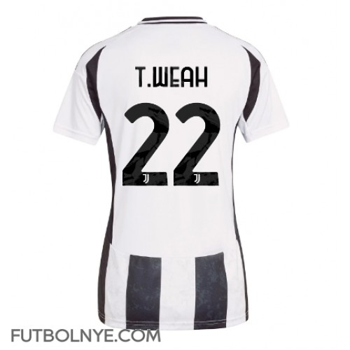 Camiseta Juventus Timothy Weah #22 Primera Equipación para mujer 2024-25 manga corta